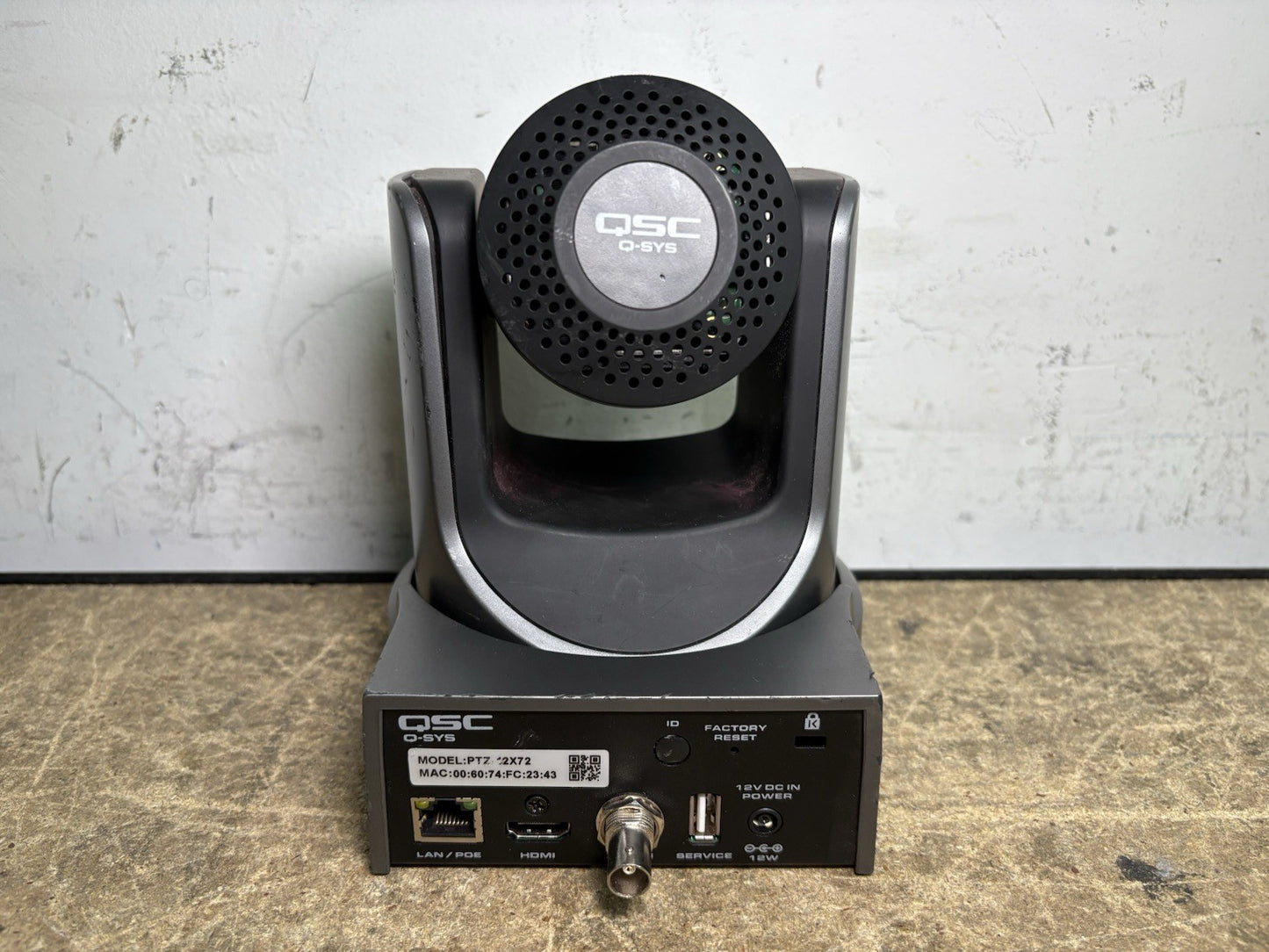 QSC Q-SYS PTZ-12x72 Conference Camera
