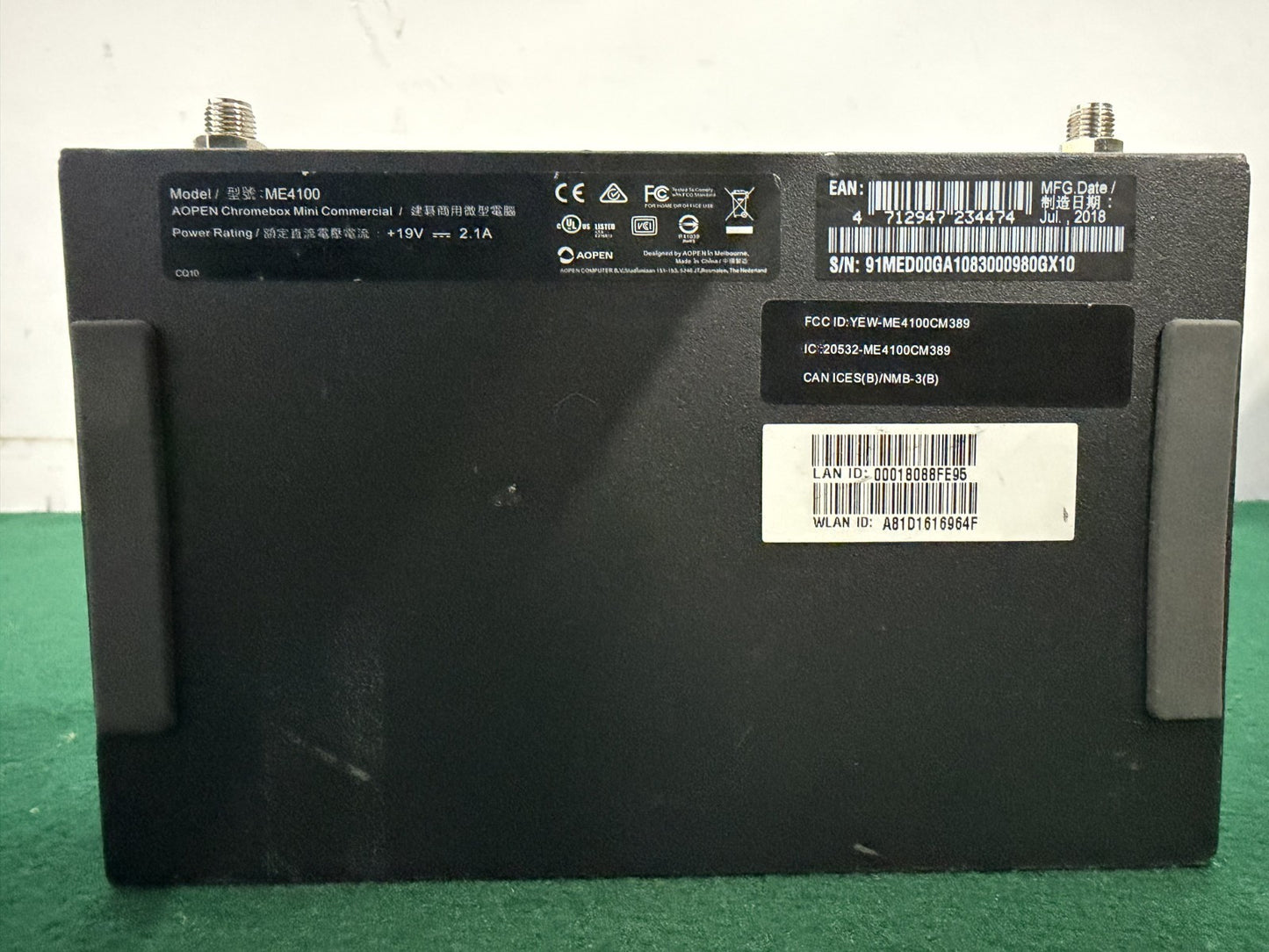 Aopen Chromebox Mini ME4100 4GB Mem 16SSD