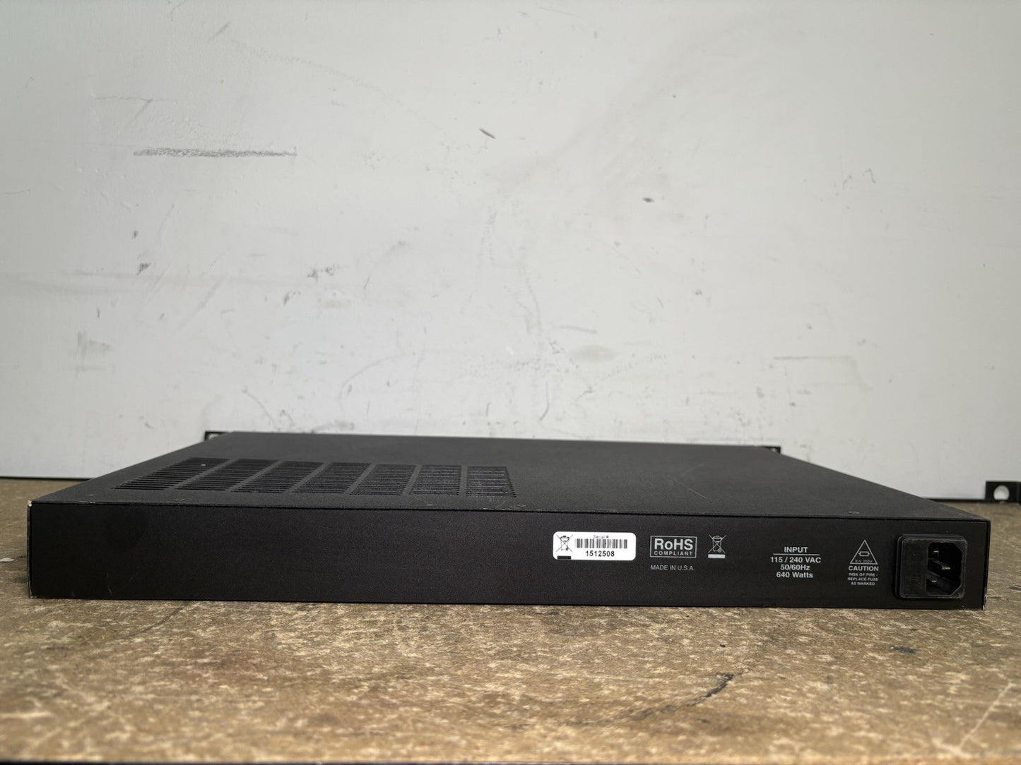Nitek ER8500U UTP Ethernet Over Coax Extender 8 Port Gigabit PoE+ Switch