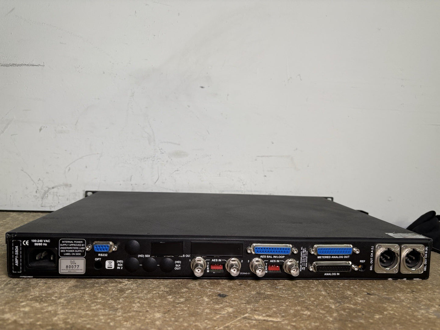 Wohler AMP1-S8DA 8CH Input Rack-in Audio Monitor