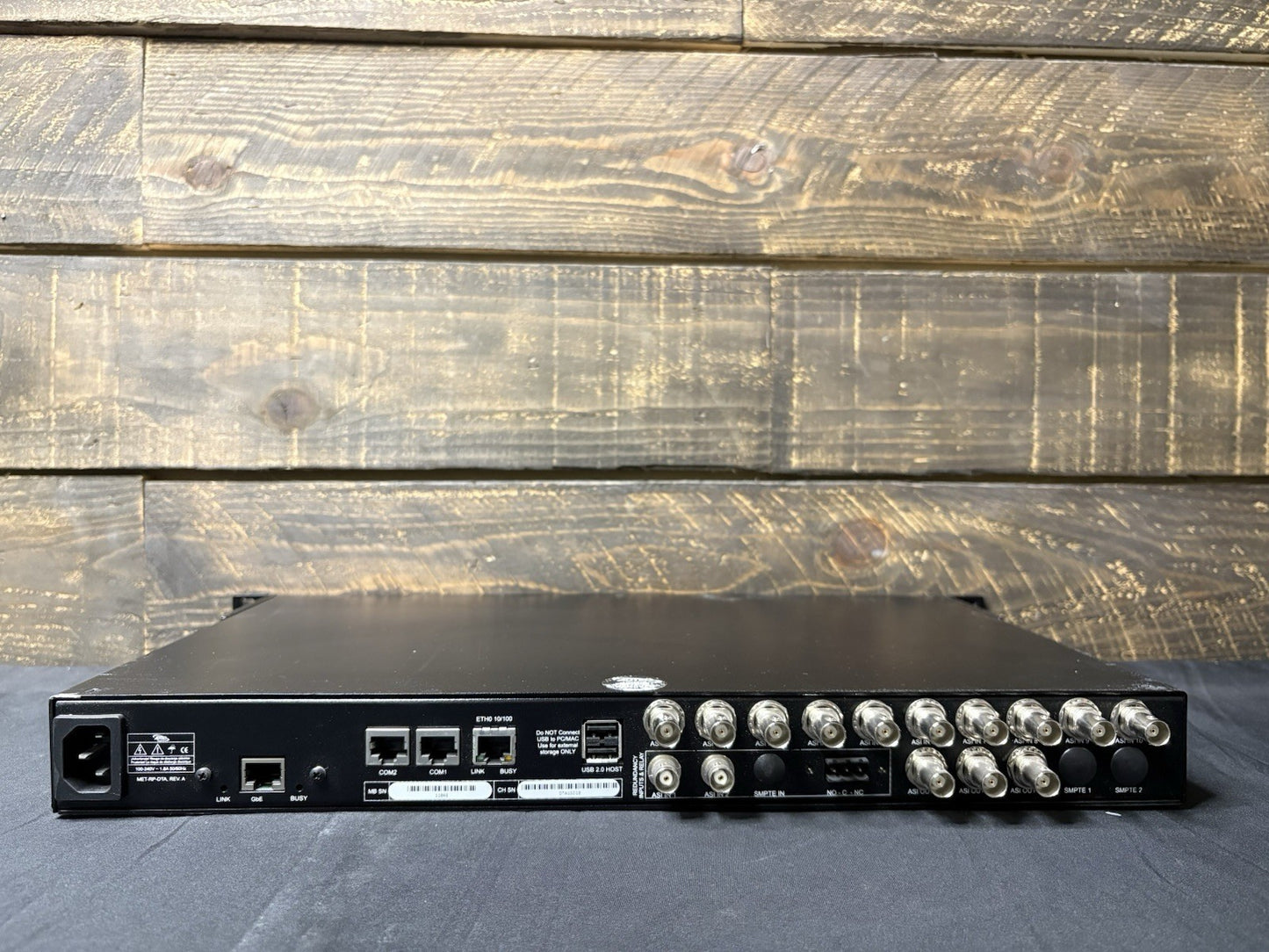 ADTEC DIGITAL DTA 3050 Digital Turn Around Media Router 10 Channe Mux