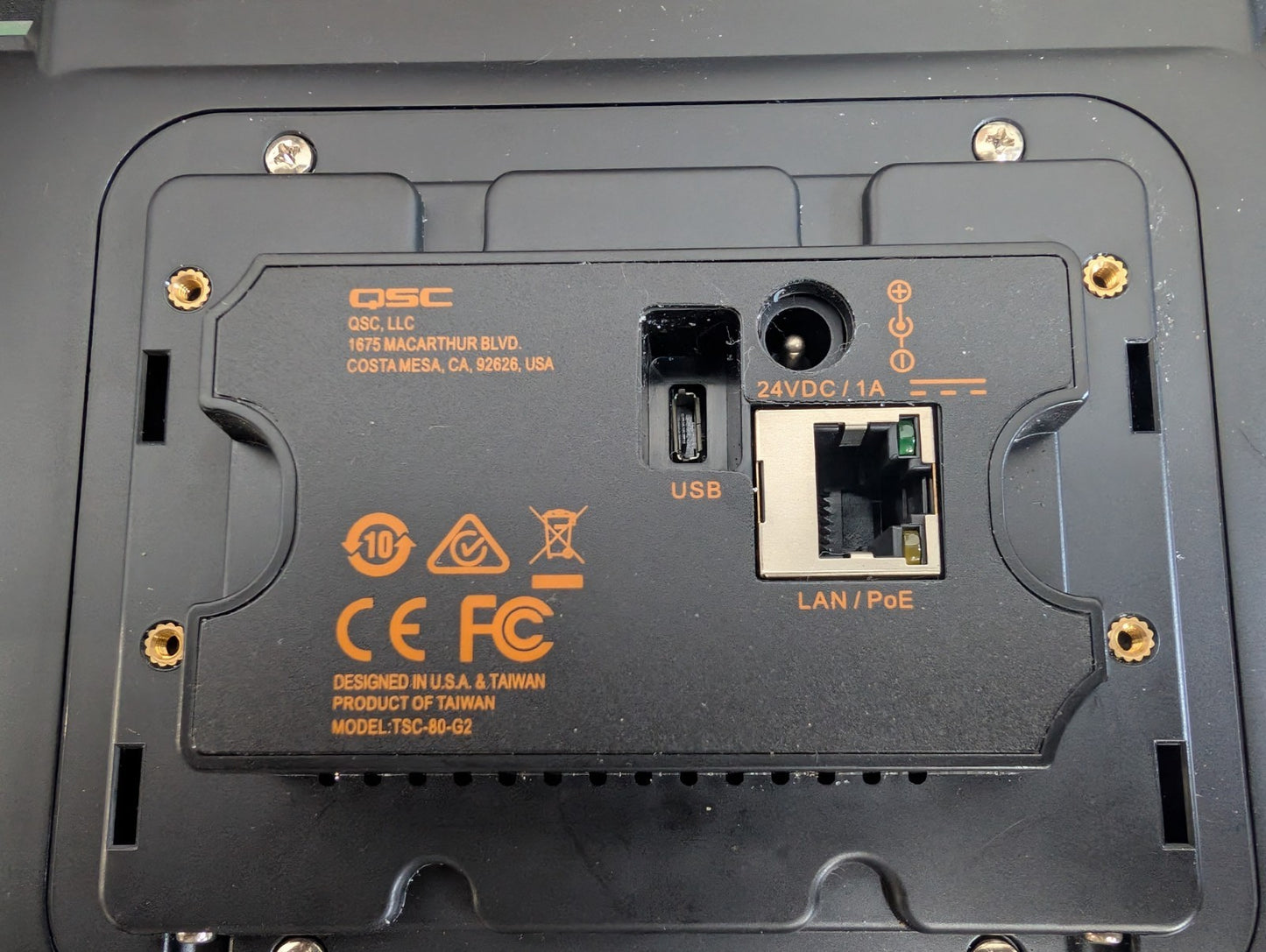 QSC TSC-80-G2 Touch Screen Controller
