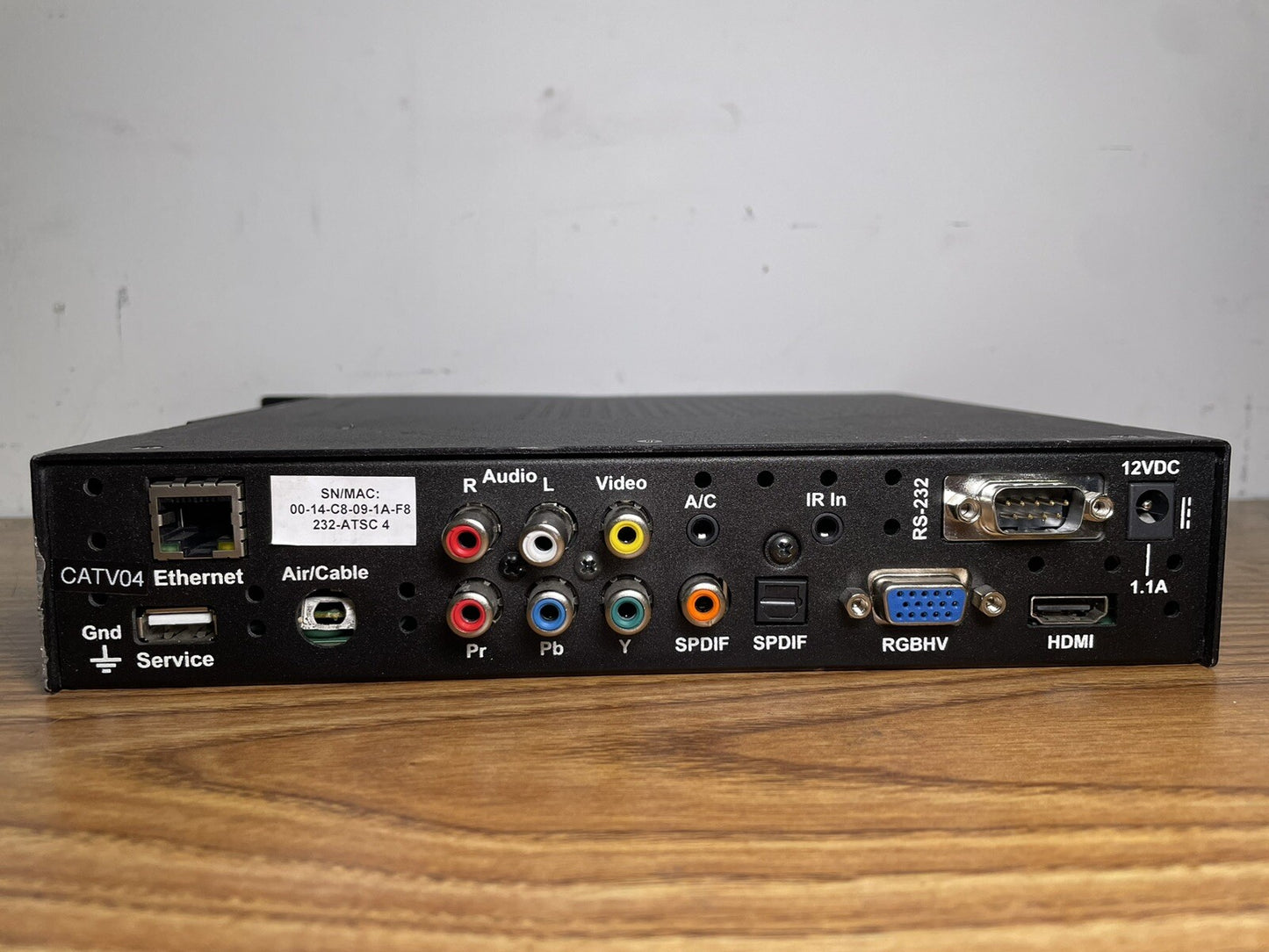 Contemporary Research 232-ATSC 4 HDTV MPEG4 Tuner W/ Power Supply