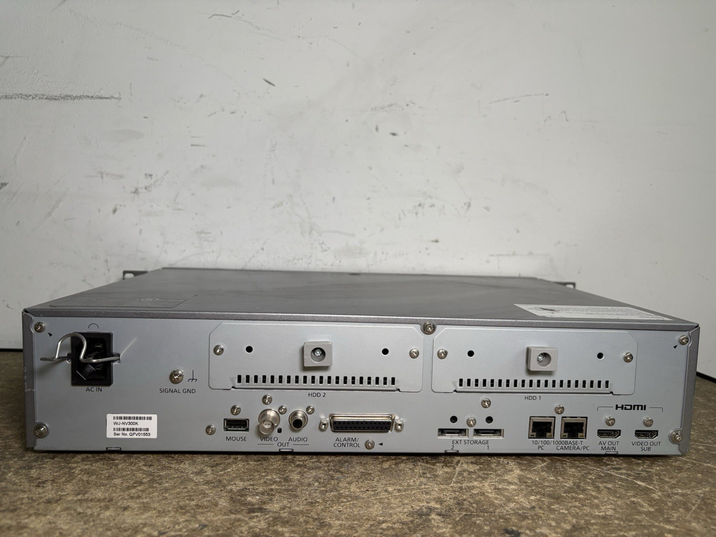 Panasonic I-Pro WJ-NV300 NVR