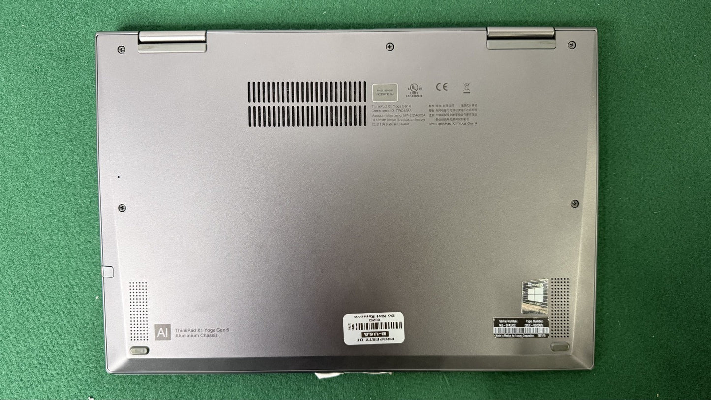 Lenovo ThinkPad X1 Yoga Gen6 i5-1135G7, 16GB RAM, 512GB SSD, WIN 11 &10
