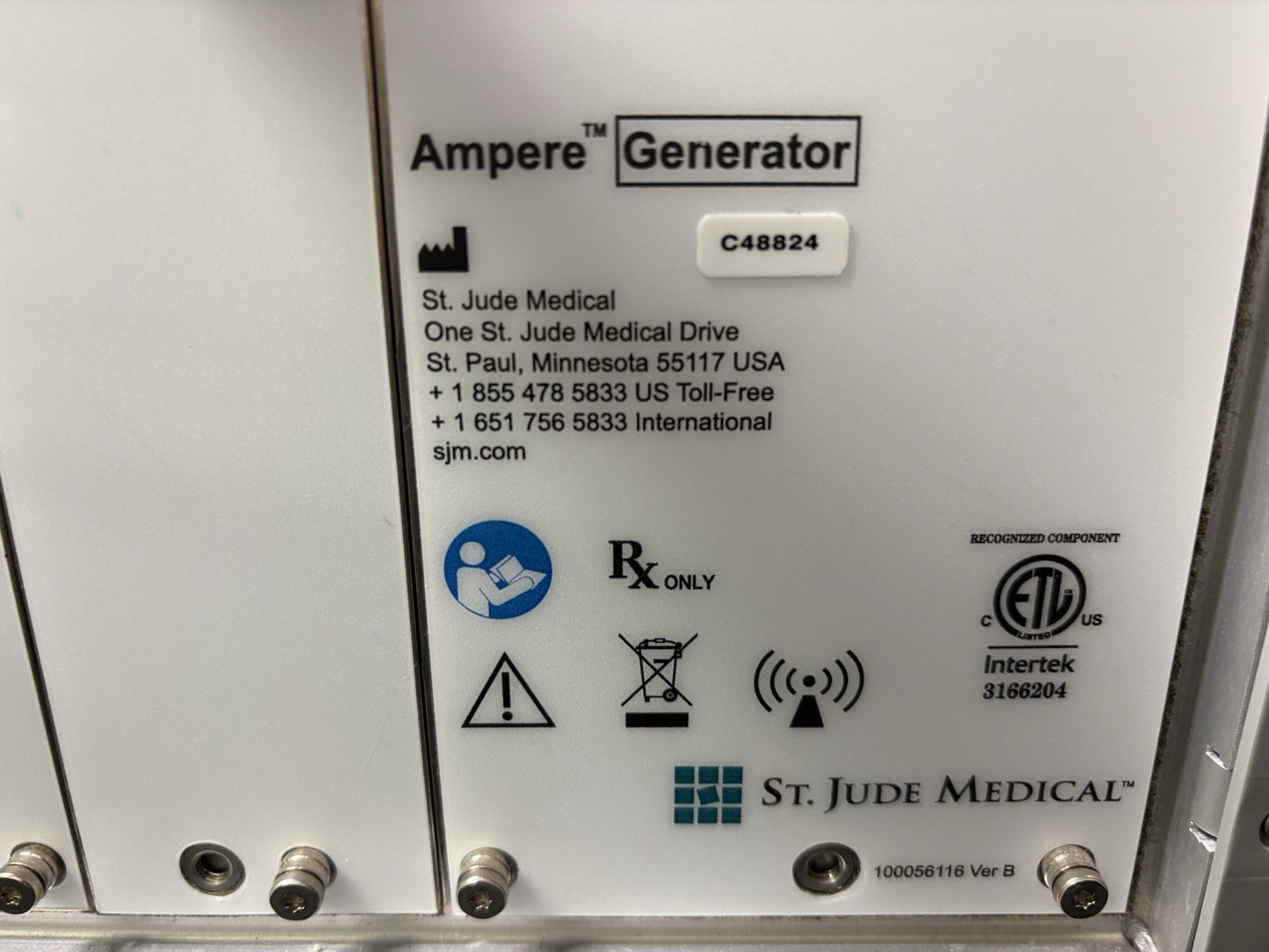 2016 St. Jude Medical AMPERE Generator with REMOTE CONTROL and Fiber Link
