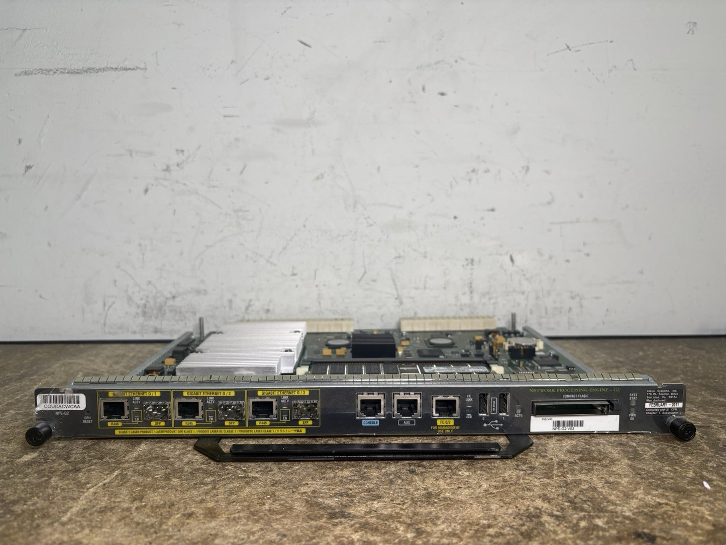 CISCO NPE-G2 COUCACWCAA NETWORK PROCESSING ENGINE 