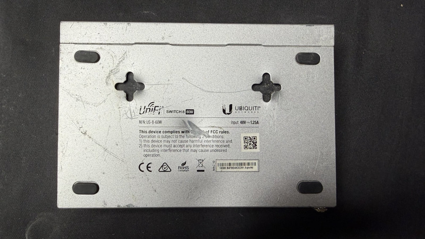 UBIQUITI, UniFi Switch 8 60W POE US-8-60W