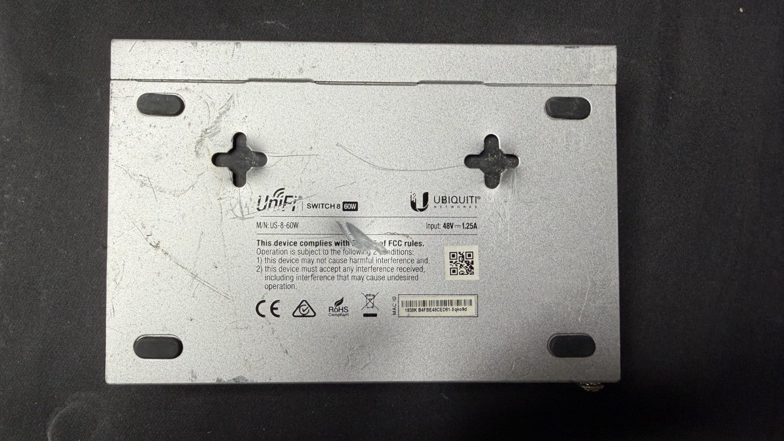 UBIQUITI, UniFi Switch 8 60W POE US-8-60W