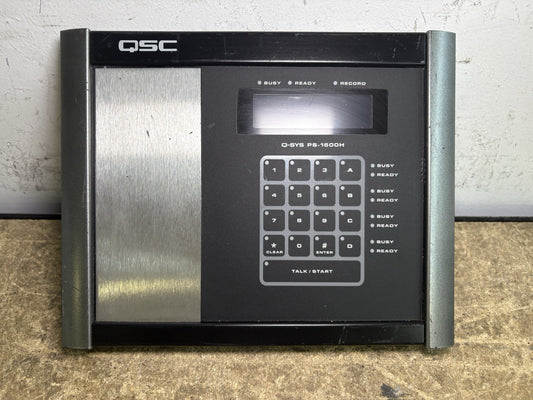 QSC Q-Sys PS-1600H Wall Mounted Page Station