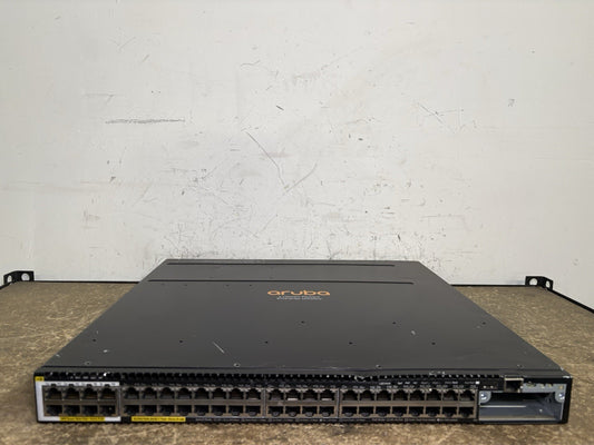 Aruba JL076A 3810M 40G 8 HPE Smart Rate PoE+ w/ JL084A Stacking Module*Cosmetic