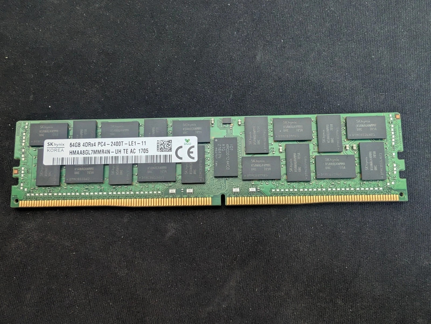 SK HYNIX 64GB PC4-2400T LRDIMM HMAA8GL7MMR4N-UH Memory modules