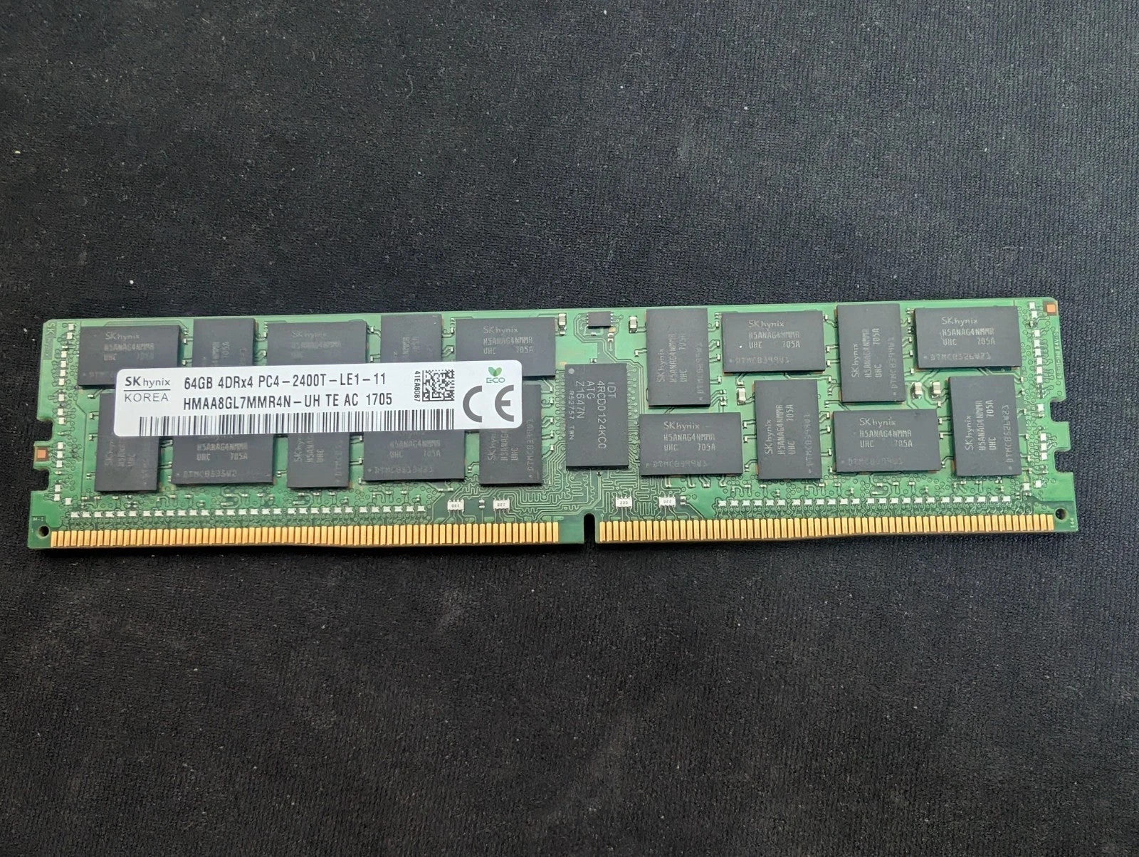 SK HYNIX 64GB PC4-2400T LRDIMM HMAA8GL7MMR4N-UH Memory modules
