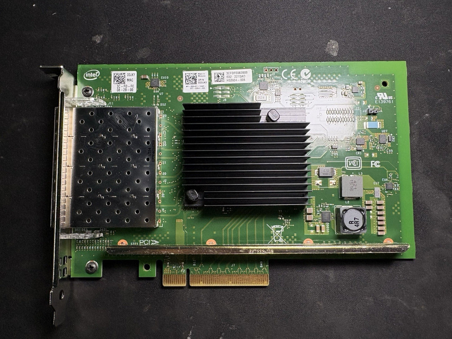 Dell Intel X710-DA4 Quad-Port 10GB SFP+ PCIe Network Card 0DDJKY