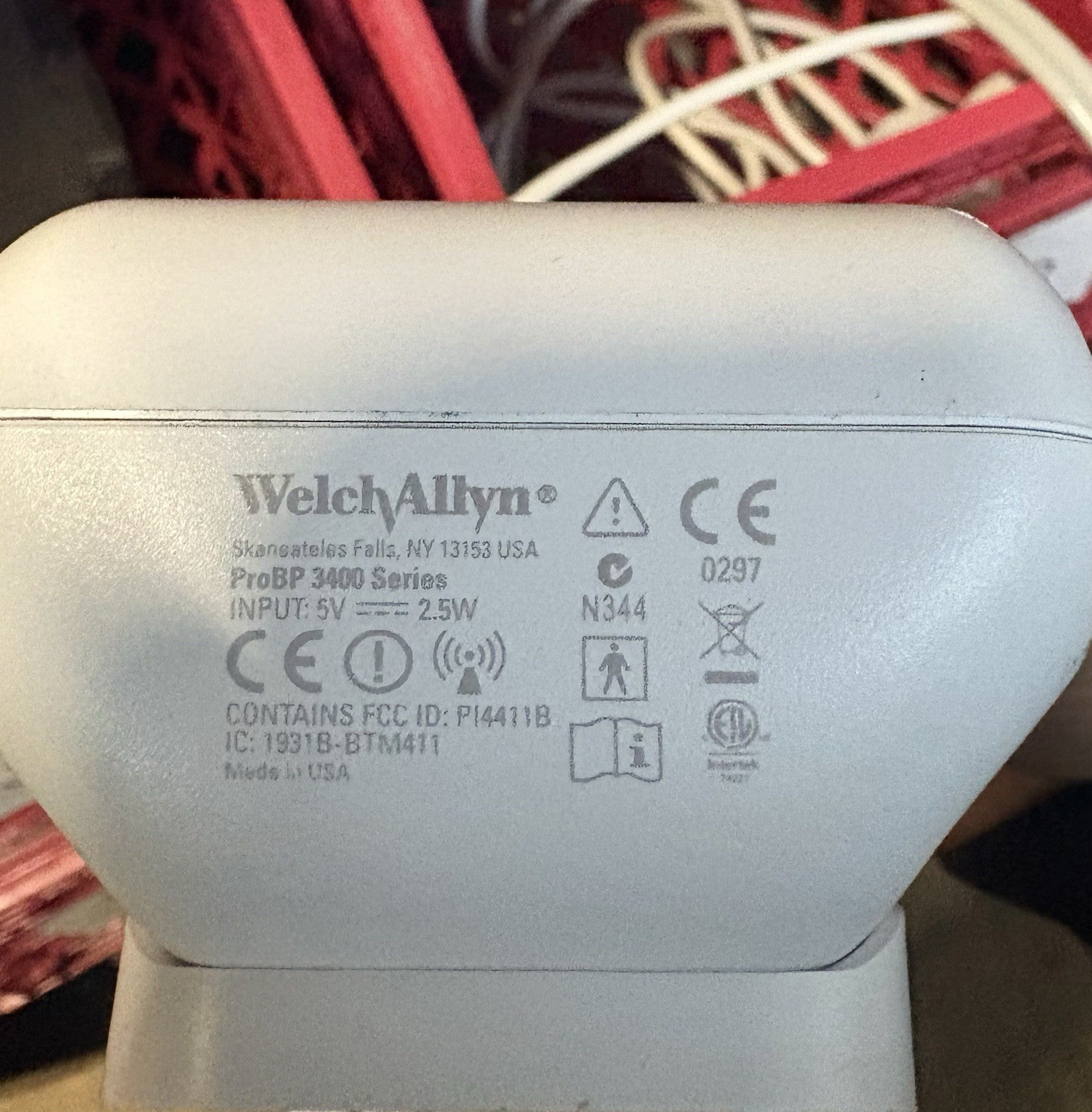 Welch Allyn ProBP 3400 Digital Blood Pressure Device w/ Rolling Cart