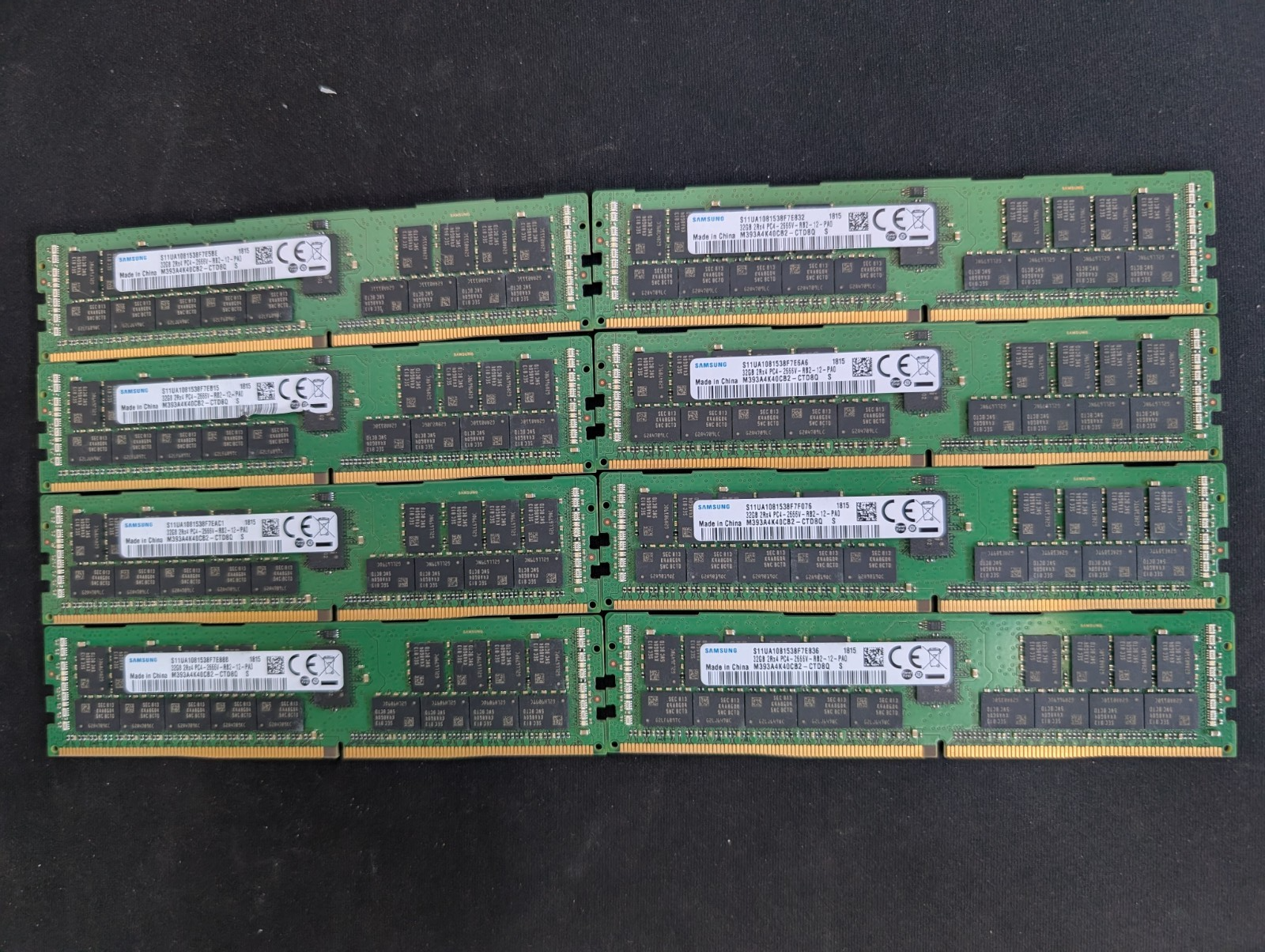 SAMSUNG 32GB 2RX4 PC4-2666V-RB2-12-PA0 M393A4K40CB2-CTD8Q SERVER MEMORY