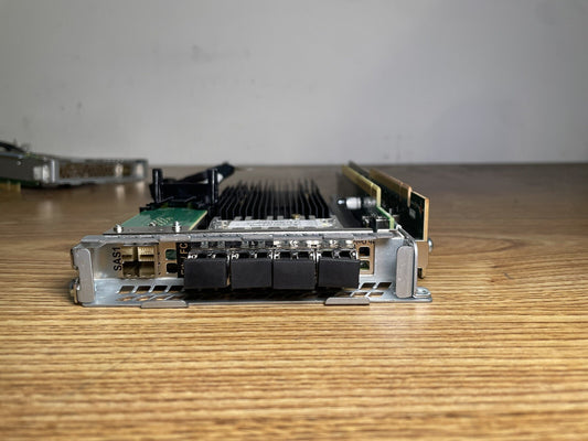 Emulex Quad Port Fiber Channel Card with 4 x SFP Modules EMC PN: LPE16304-M-E
