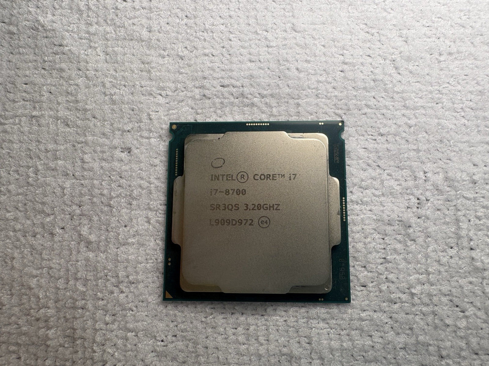 Intel Core i7-8700 3.2GHz SR3QS Processor
