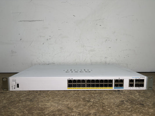 Cisco CBS350 | 4 port 2.5GE | 20-port PoE | 4x 10GSFP+ | CBS350-24MGP-4X