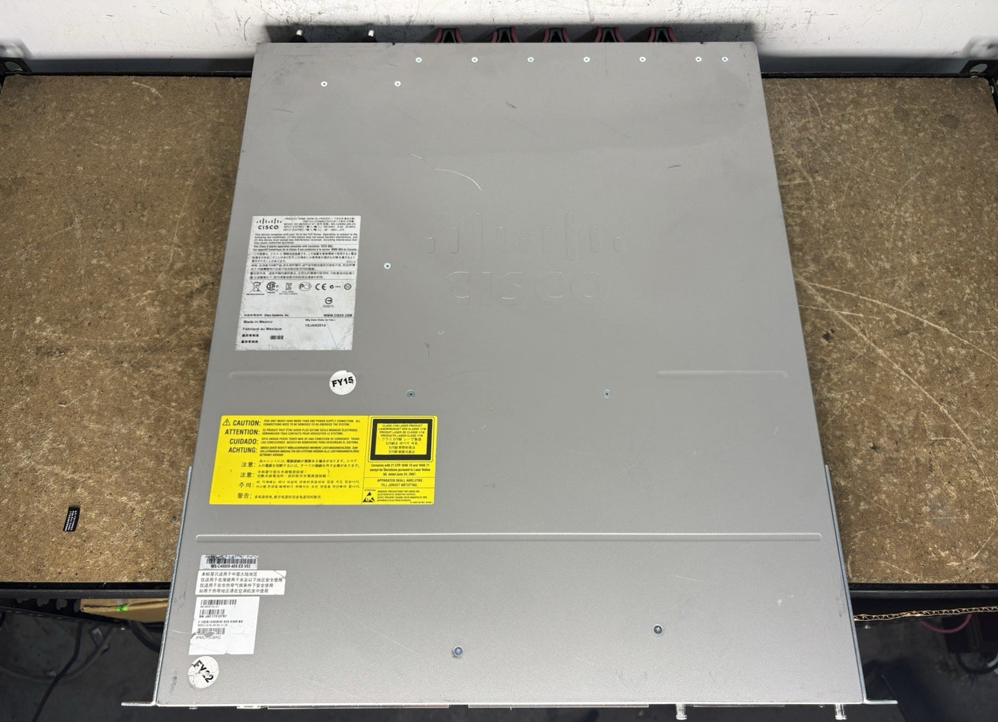 Cisco WS-C4500X-40X-ES V02 Switch With Dual Power Supplies and Module