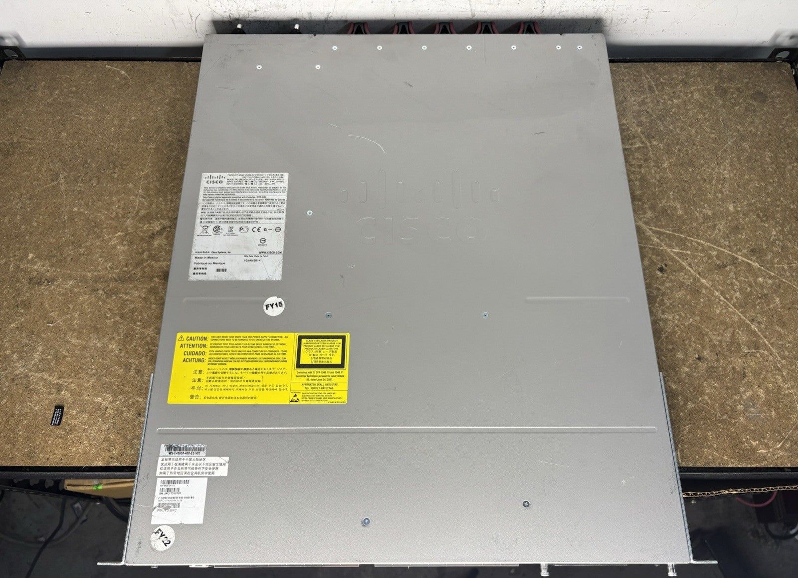 Cisco WS-C4500X-40X-ES V02 Switch With Dual Power Supplies and Module