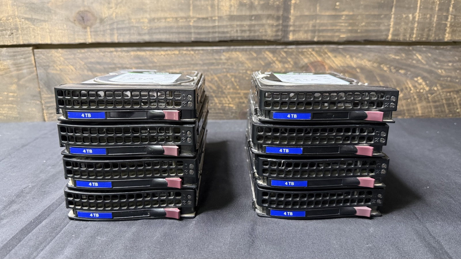 (Lot of 8) Seagate EXOS 7E8 4TB 3.5" 7.2K 6GBPS SATA HDD's ST4000NM0035