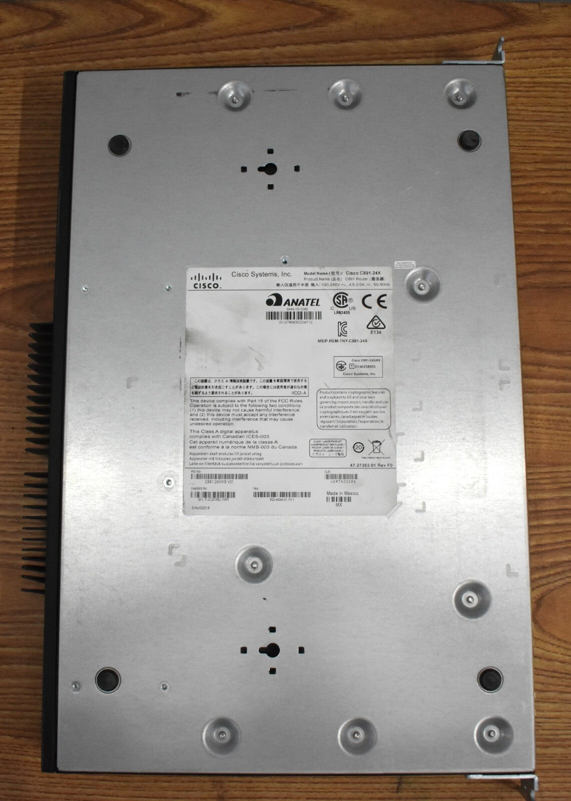 Cisco 890 Series C891-24X  Router Fully Tested Cisco 891-24X/K9