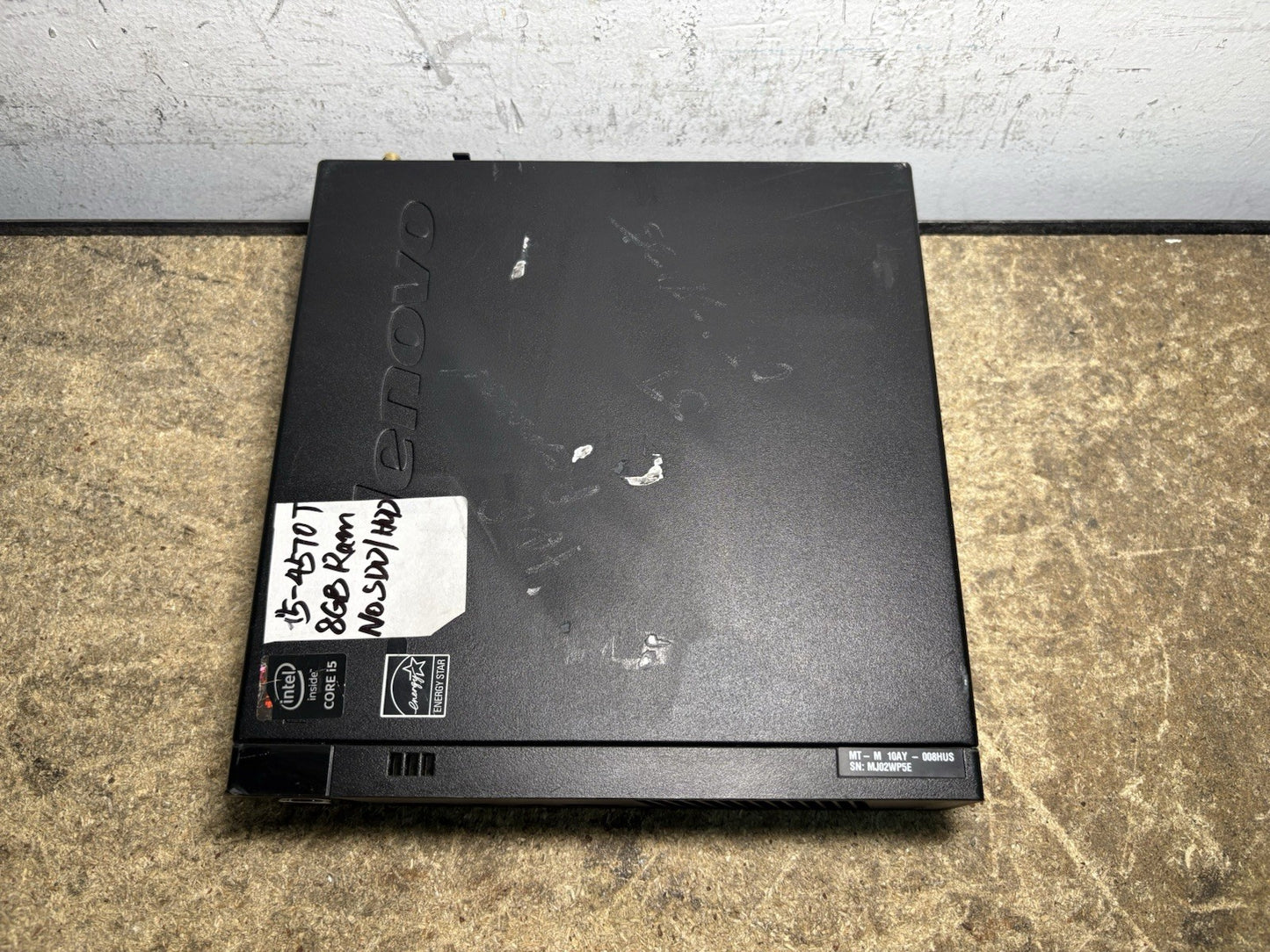 Lenovo ThinkCentre M73 Tiny Intel Core i5-4570T 8GB NO OS/Adapter/Antena/SDD