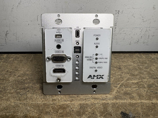 AMX DX-TX-DWP-WH FG1010-325-WHMX DXLink Multi-Format Wallplate Transmitter