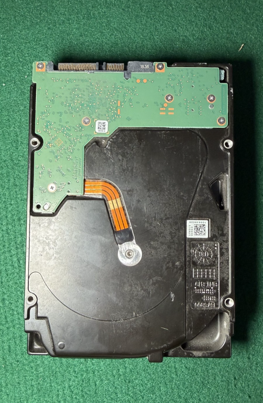 Seagate Exos X14 12TB 3.5" SATA Hard Drive, ST12000NM0538, 100% Health