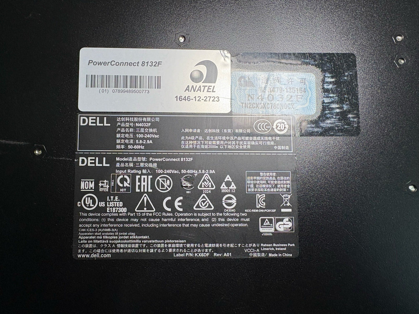 DELL N4032F POWERCONNECT 24-PORT ETHERNET SWITCH W/ DUAL 460W PSU