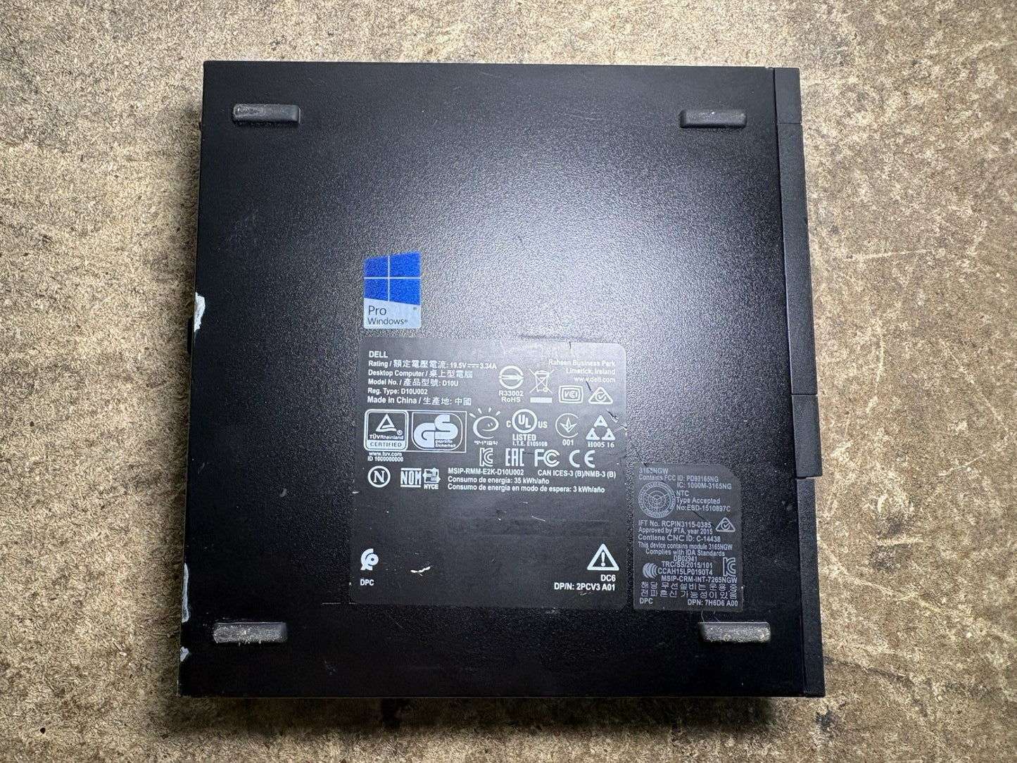 Dell OptiPlex 3050 Intel Core i5-7500T @ 2.7GHz, 16GB RAM, No SSD