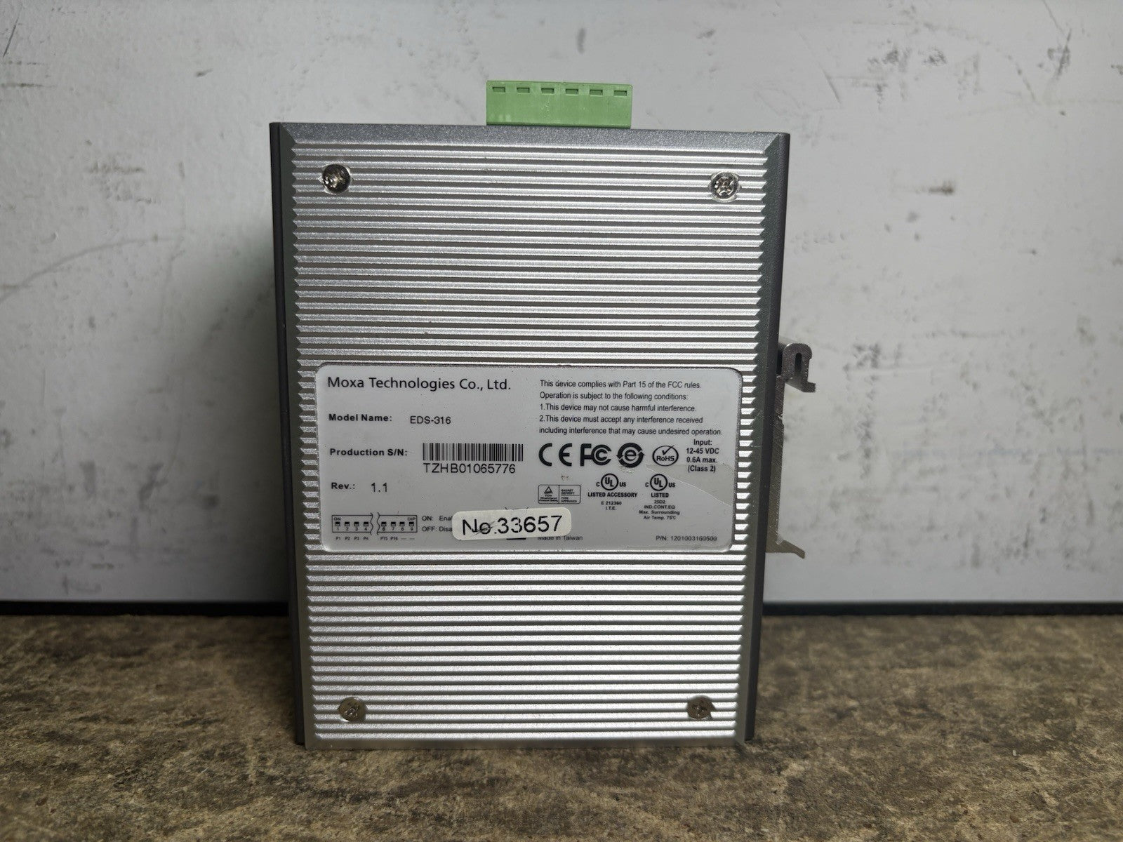 Moxa EDS-316 Industrial Ethernet Switch