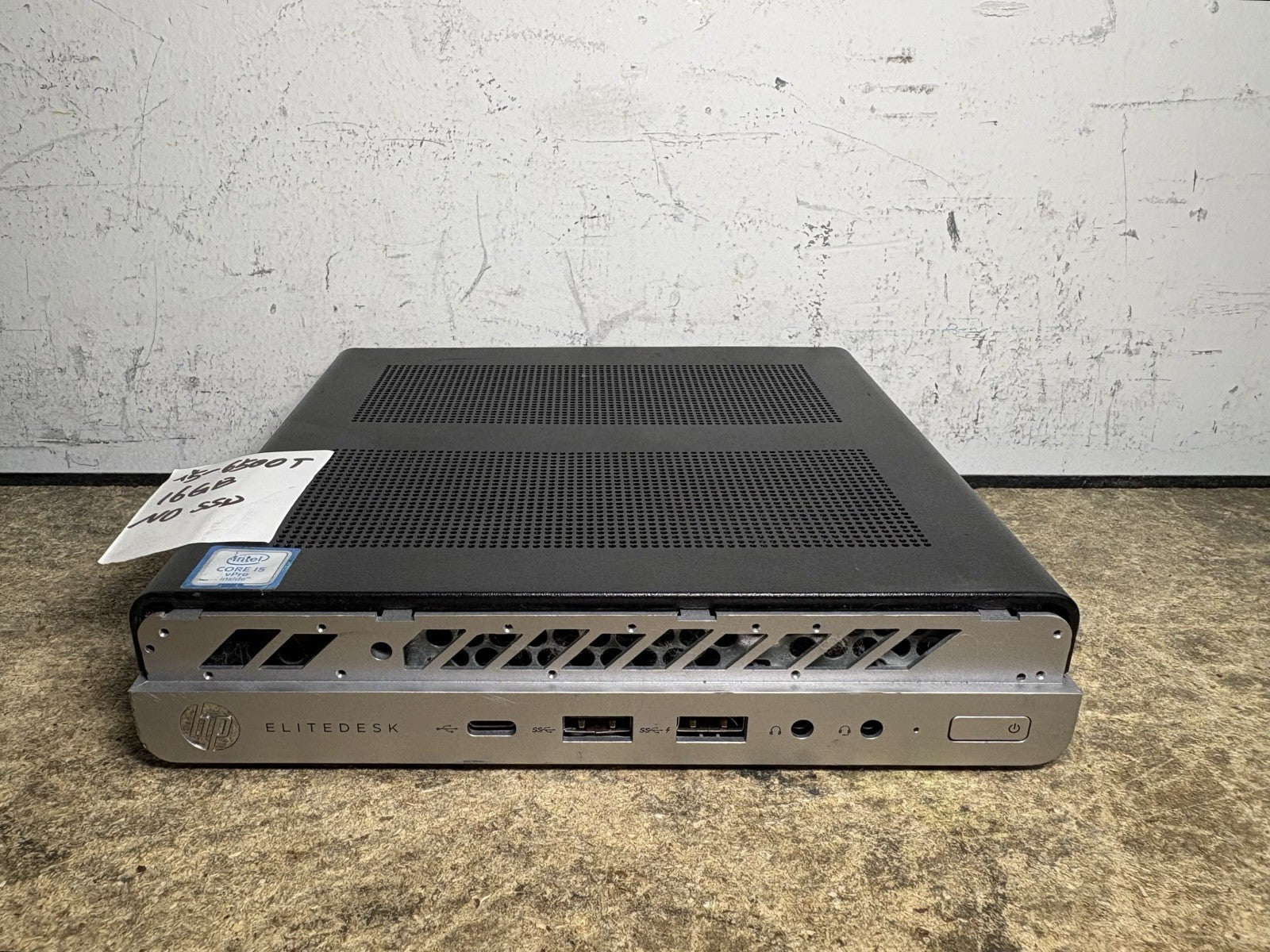 HP 600 G3 mini i5-6500T 16GB RAM NO SSD W/NO Power Adapter *Cosmetic