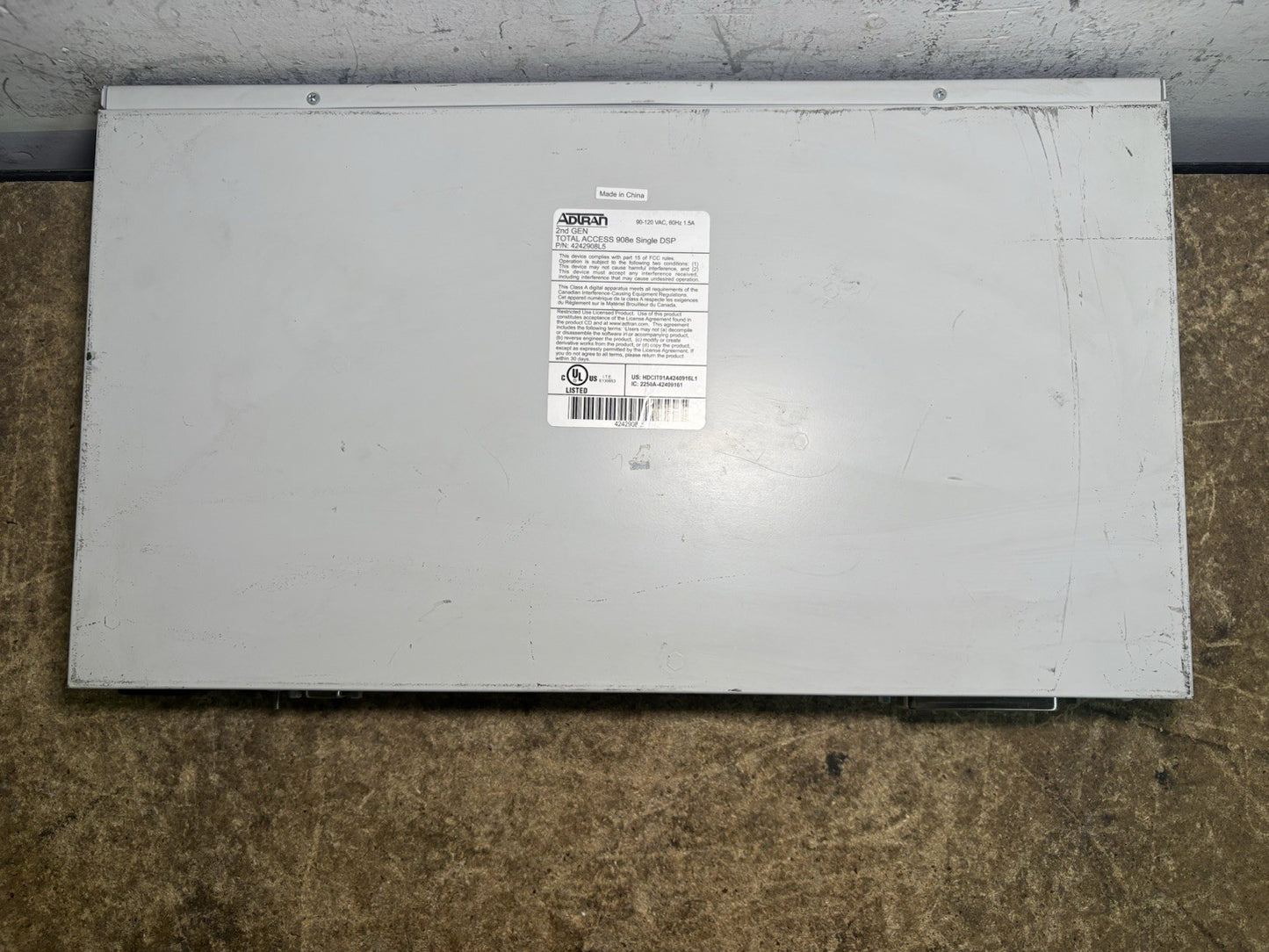 Adtran Total Access 908e 2nd Gen Single DSP 4242908L5