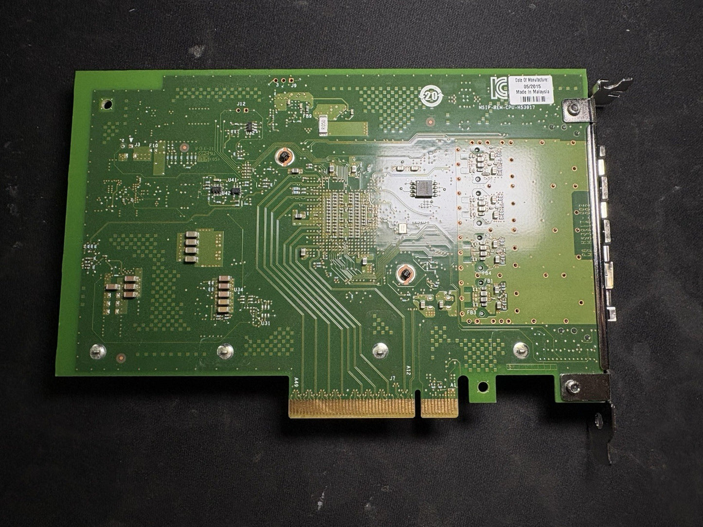 Dell Intel X710-DA4 Quad-Port 10GB SFP+ PCIe Network Card 0DDJKY