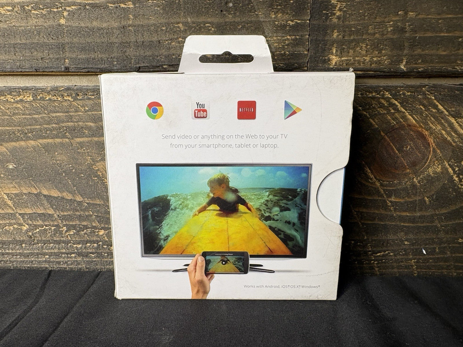Google Chromecast (1st Generation) Streaming Media Player - H2G2-42 (Black)