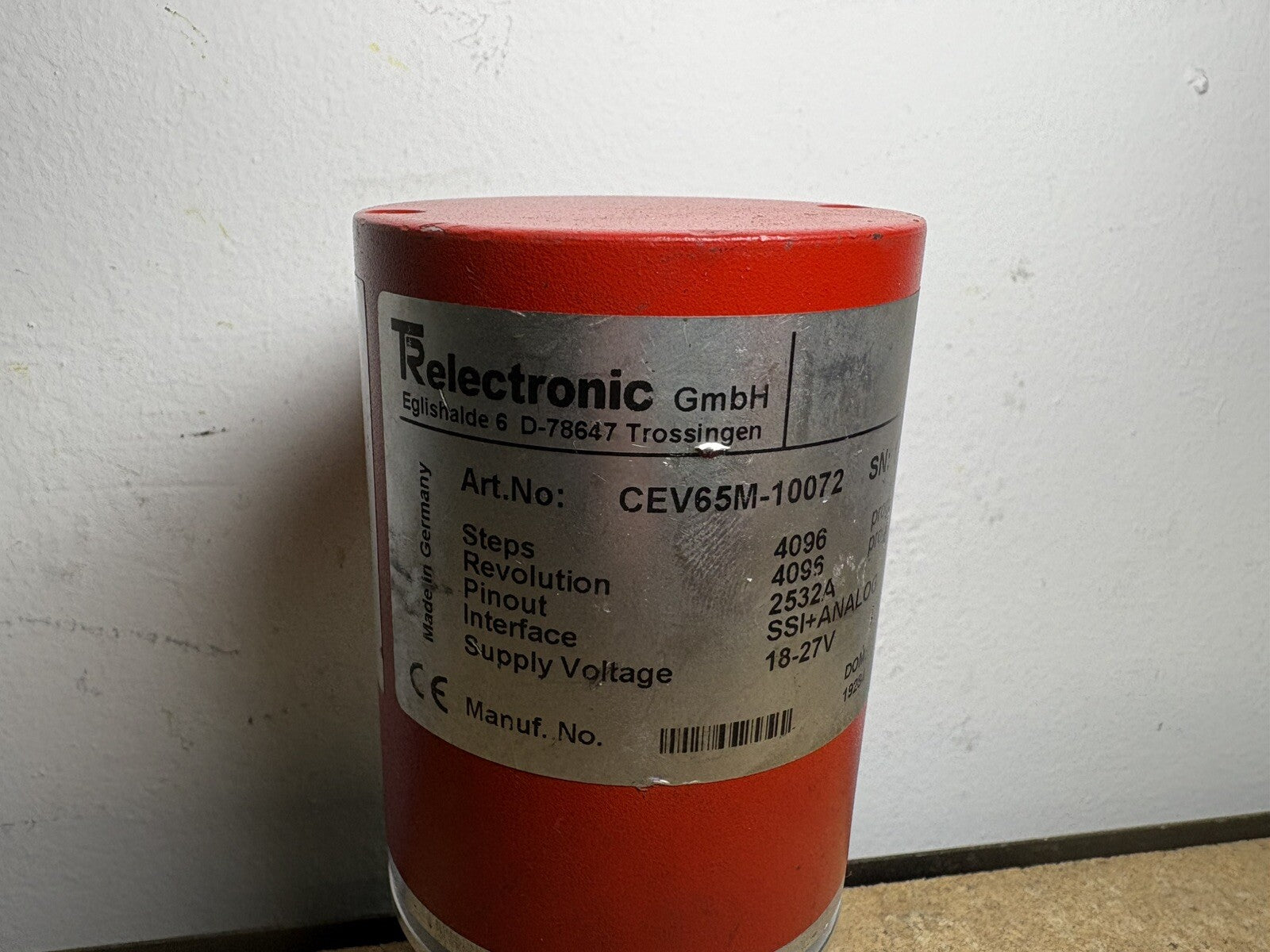 TR ELECTRONIC ENCODER TYPE CEV65M-10072