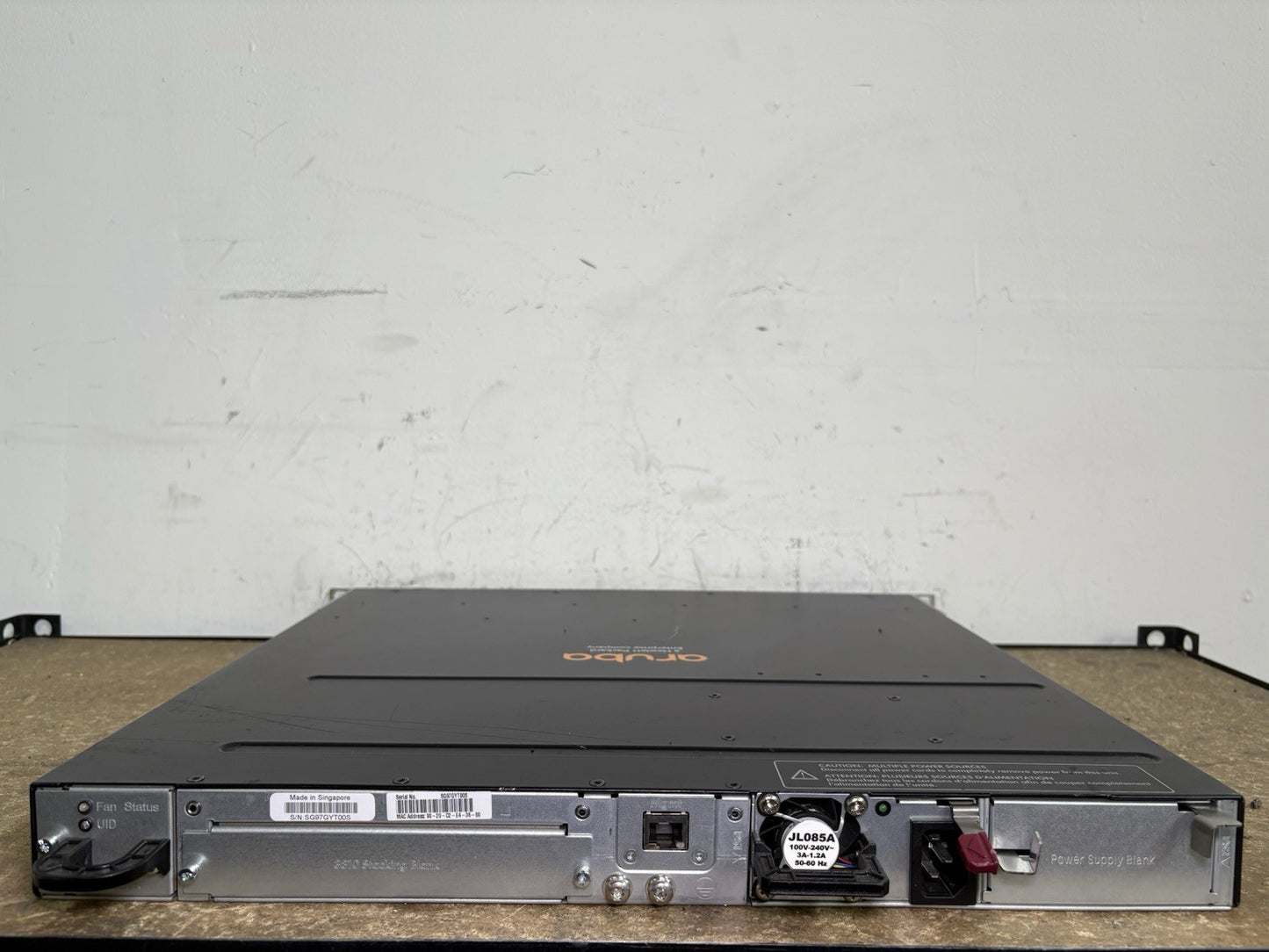 Hewlett Packard Aruba Enterprise 24-Port Gigabit Switch 3810M JL071A w/ 1 x PSU