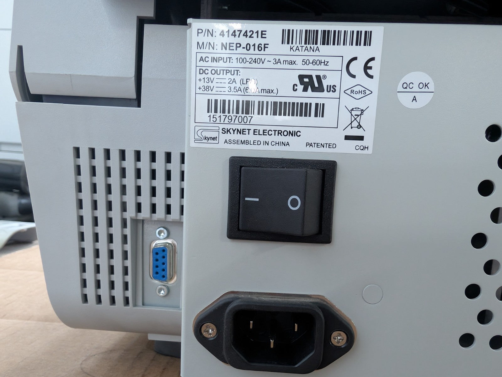 Neopost DS 35 NEP-016F 4147421E CYCLES: 51,382 (TESTED)