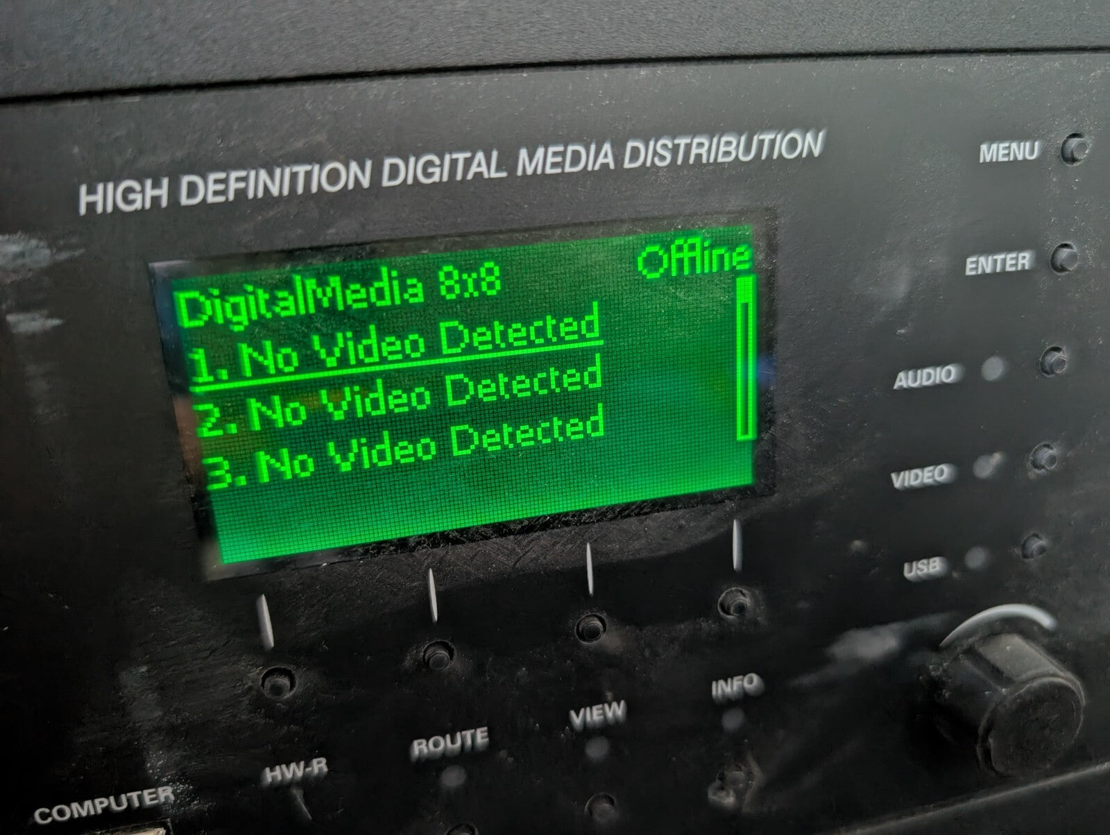 Crestron DM-MD8X8 W/ DMC-4K-HD DMC- STRO DMC-4K-CO-HD Cards