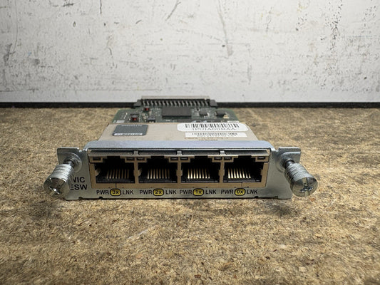 Cisco HWIC-4ESW 4-Port High-Speed WAN Interface Card 10/100 73-8474-06