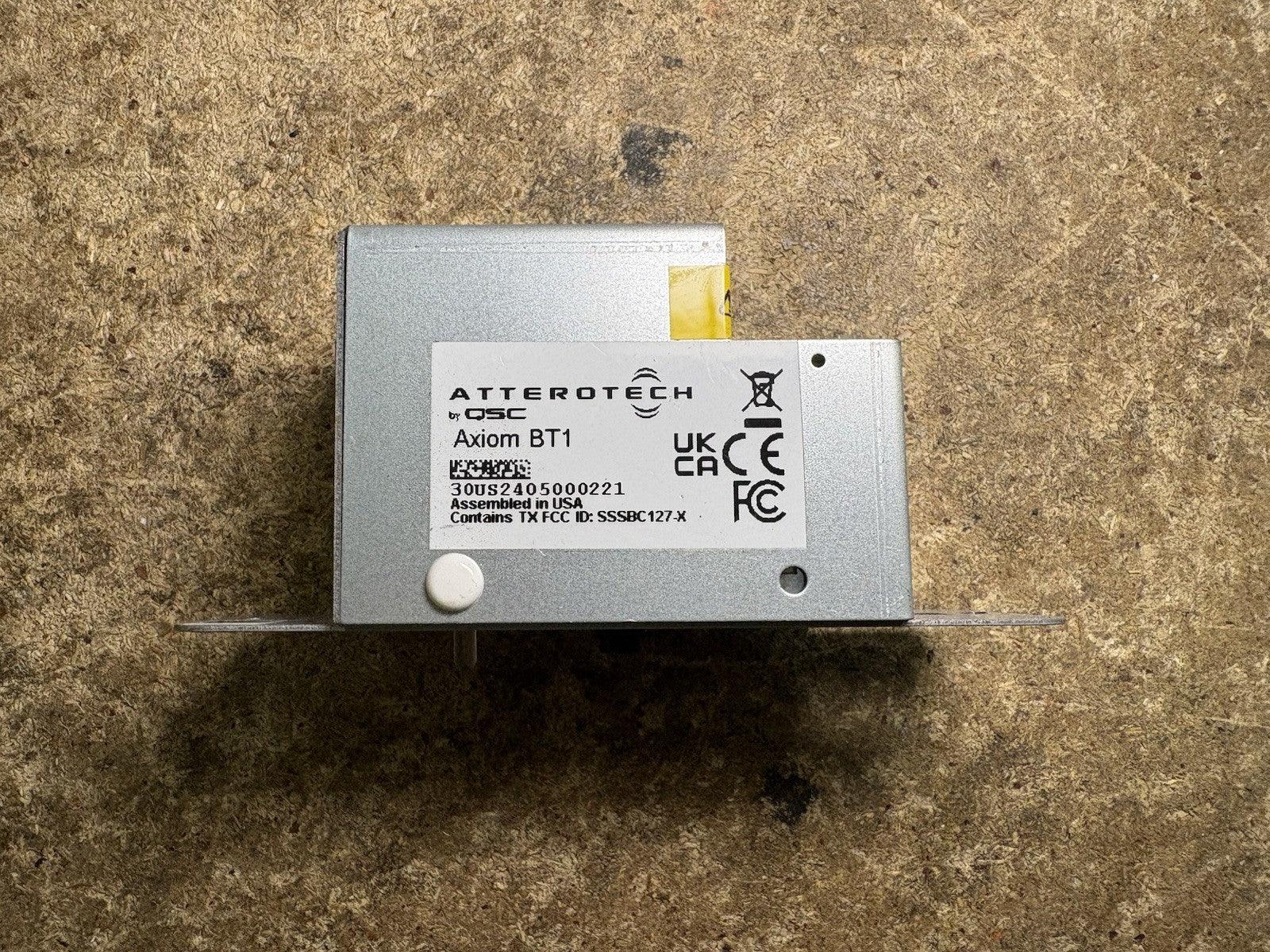 QSC Axiom BT1 Bi-directional Bluetooth Audio Wall Plate