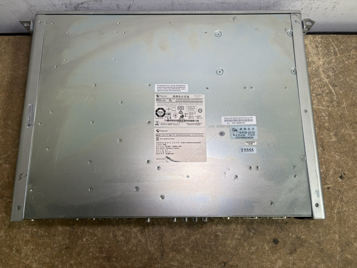 Polycom Realpresence Group 700 Video Conference Equipment Power Tested