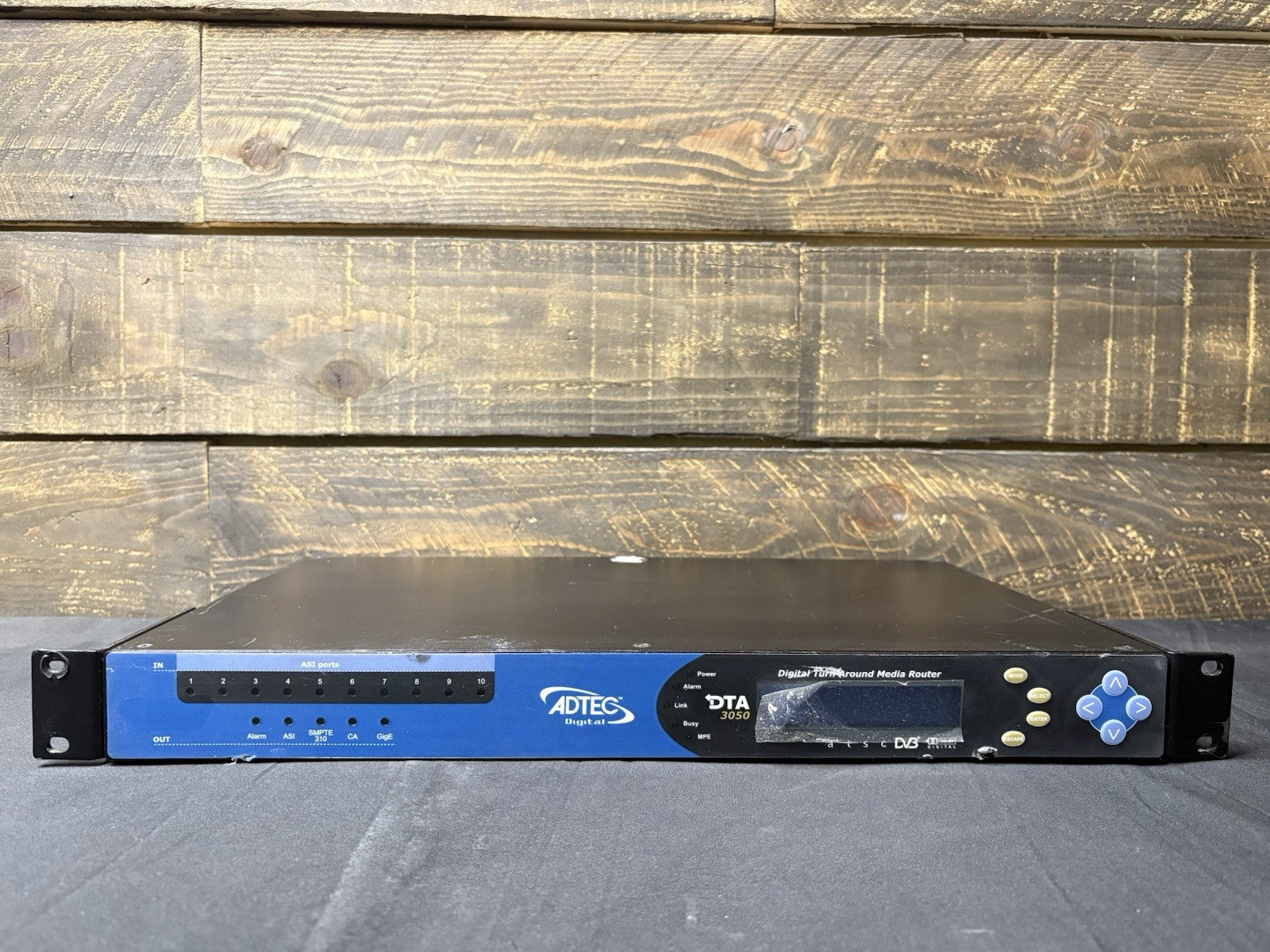 ADTEC DIGITAL DTA 3050 Digital Turn Around Media Router 10 Channe Mux