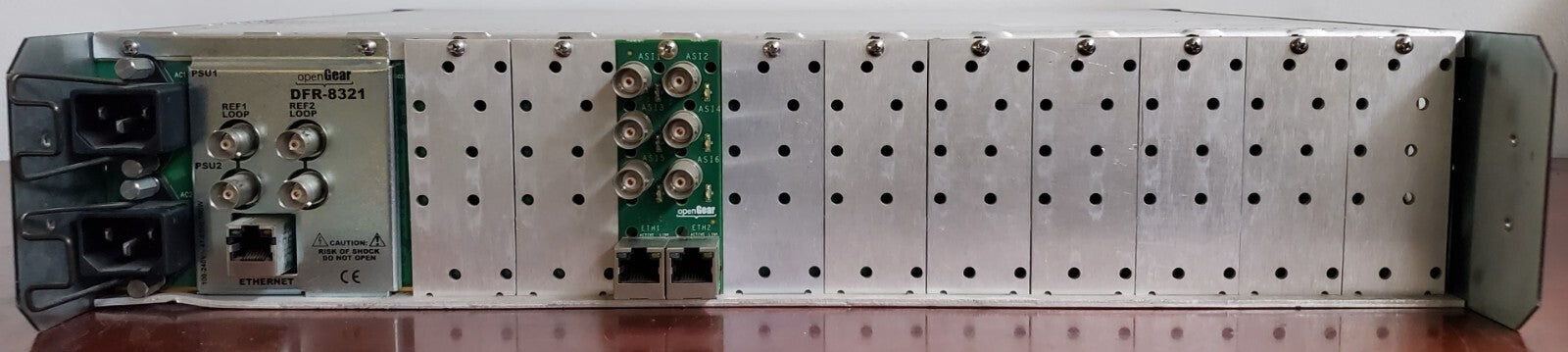 Blackmagic Design OpenGear DFR-8321 Frame w/ 1x MVN-MX260