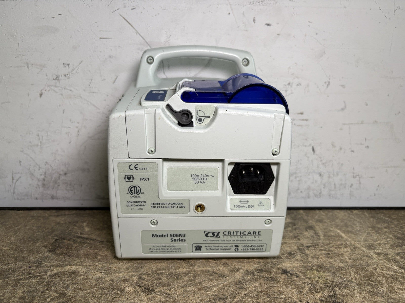 CSI Criticare 506N3 Series Comfort Cuff NIBP SPO2 Patient Monitor