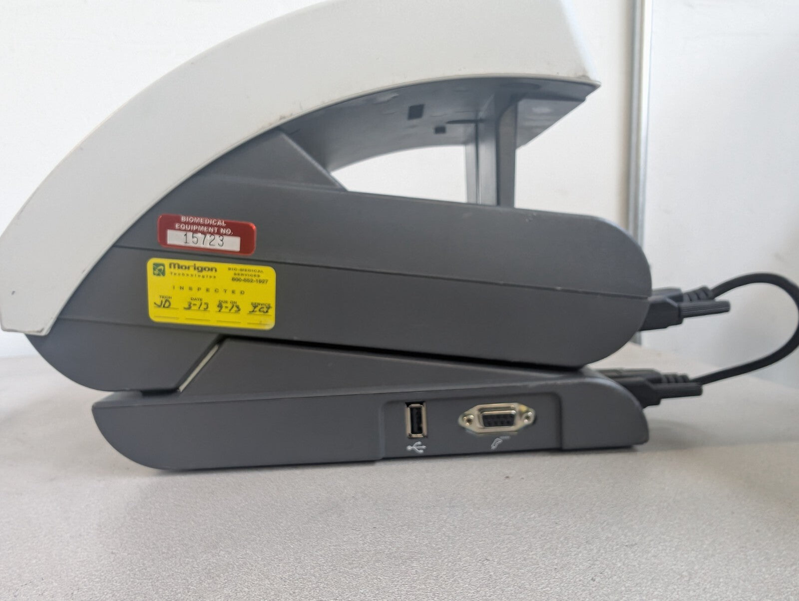 Siemens Clinitek Status Plus Analyzer With Test Table  and BASE NO Power supply