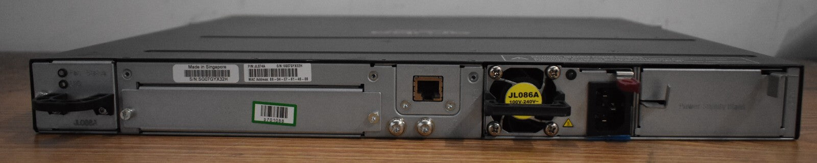HP Aruba 3810M JL074A 48-Port PoE+ Managed Switch *Tested* w/ JL083A single PSU