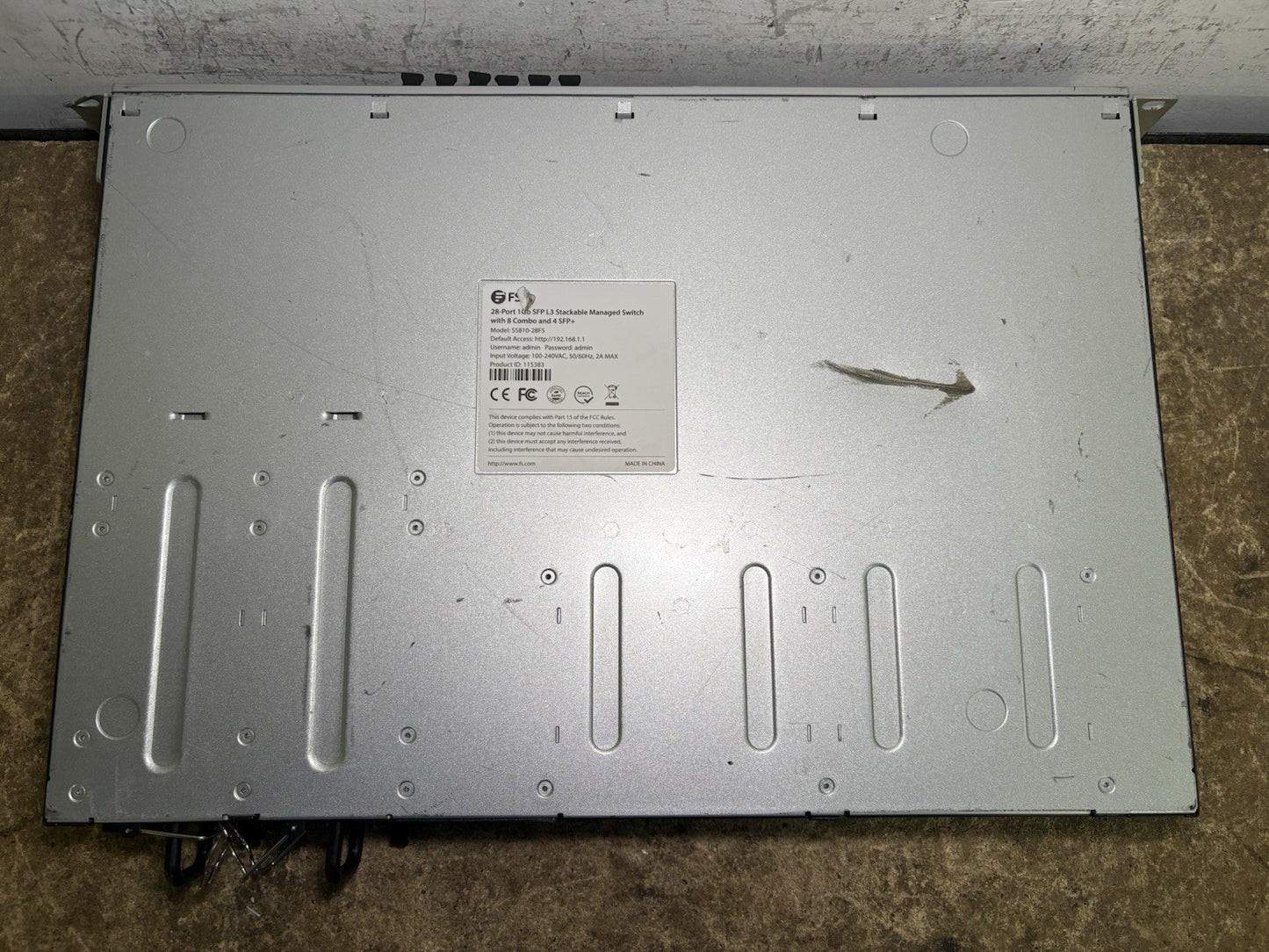 FS S5810-28FS 28-Port Gigabit Ethernet L3 Stackable Switch